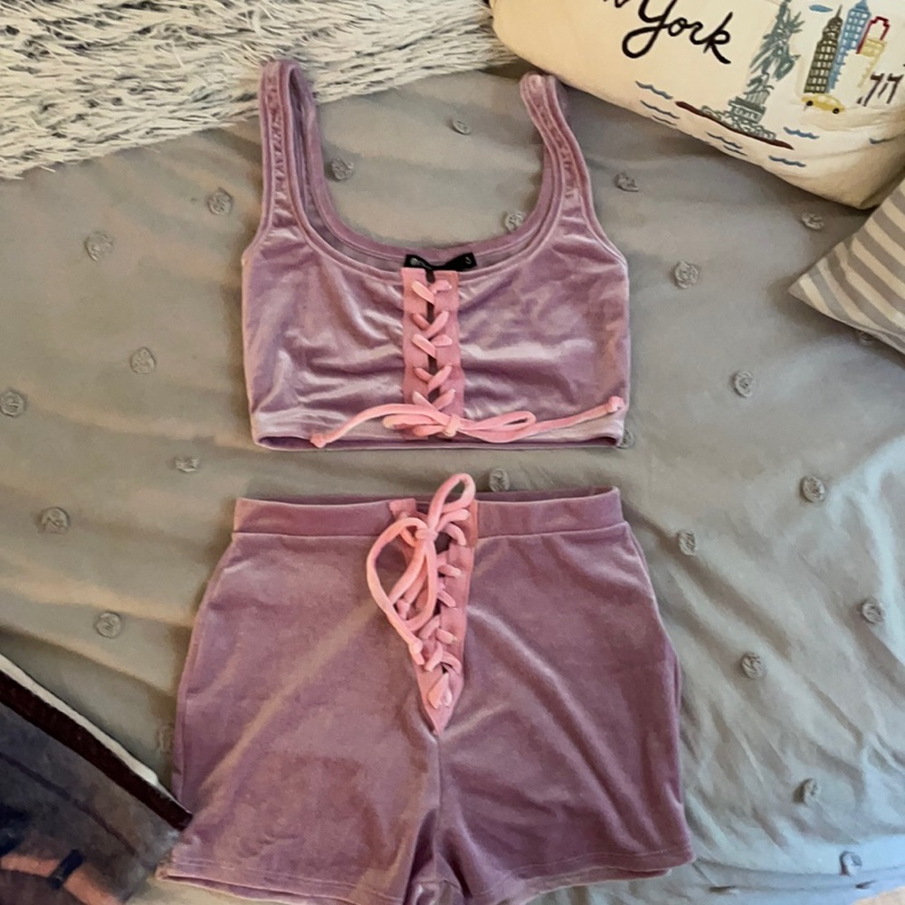 Dolls Kill velvet set